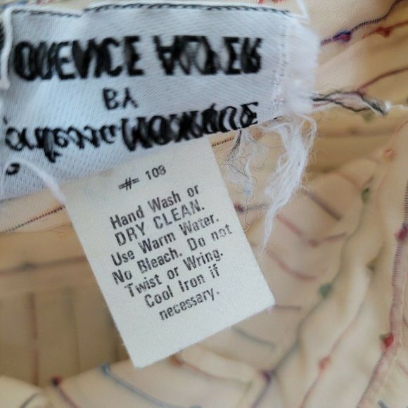 Vintage 70s Contessa Monique Rainbow Stitch Stripe - Picture 7 of 7